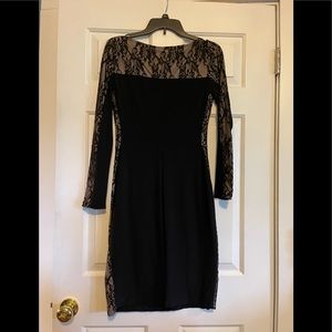 Chaps Dress Black Medium